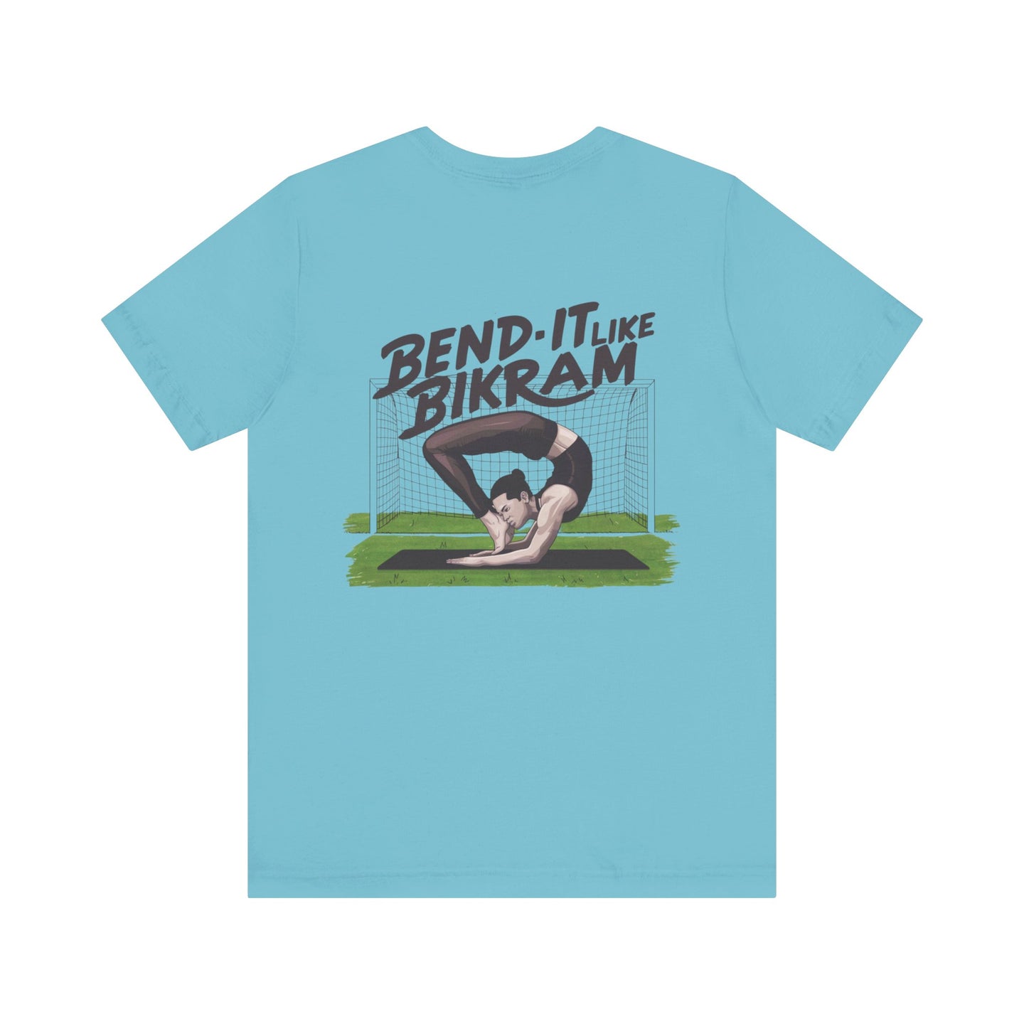Yoga Tee "Bend It Like Bikram"